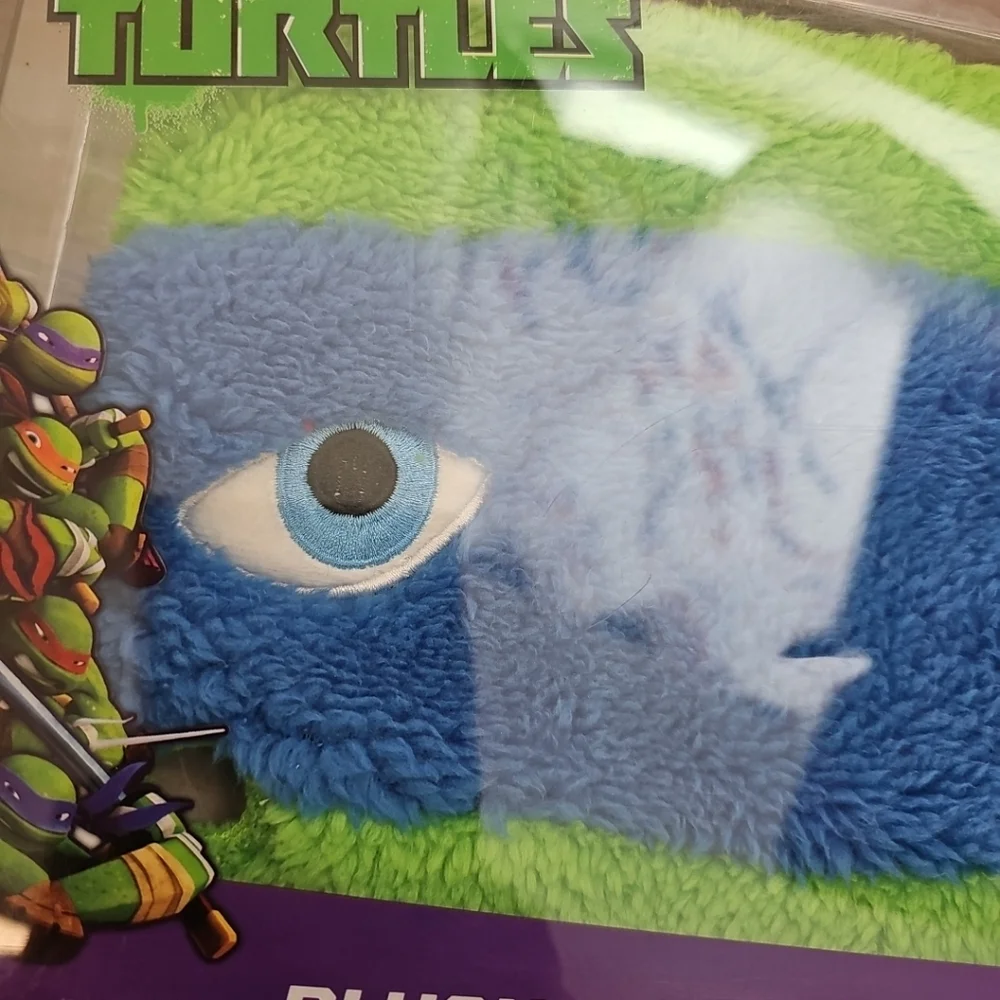 2015 NIP Leonardo Teenage Mutant Ninja Turtles Plush Case For iPad Mini Sakar